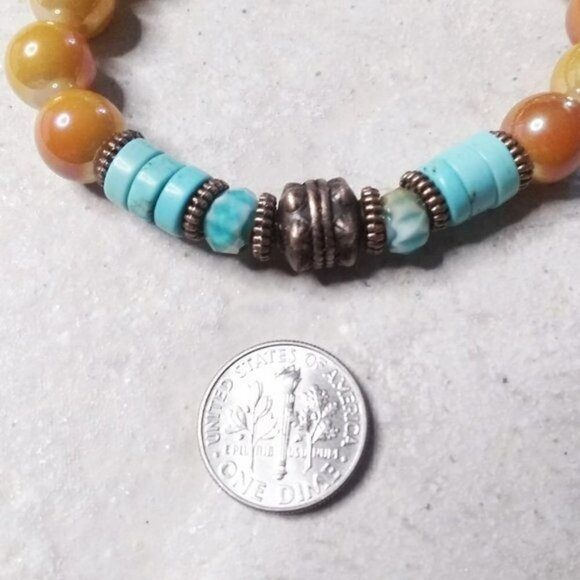 7" Single Stack Bracelet! Bohemian Boho SouthWestern Coastal Cowgirl Style - Picture 4 of 7
